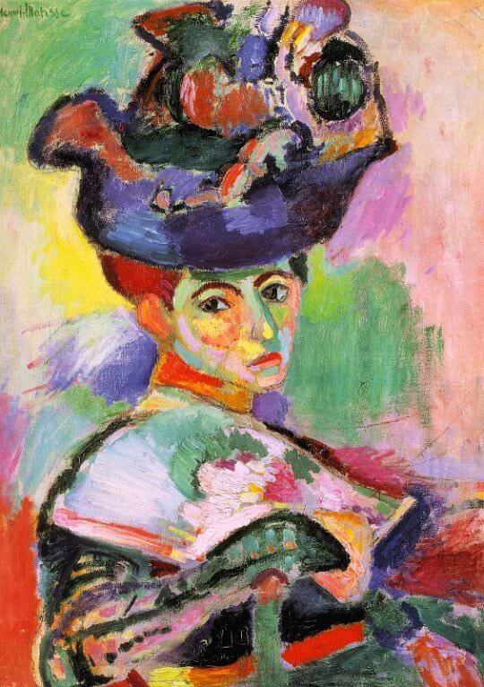 Fauvism Henri Matisse woman with a hat